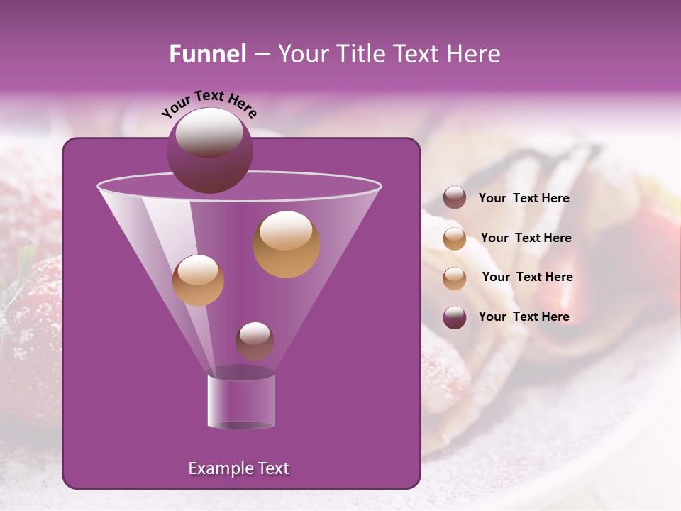 Drink Golden Baked PowerPoint Template