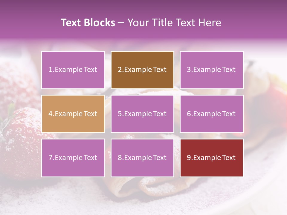 Drink Golden Baked PowerPoint Template