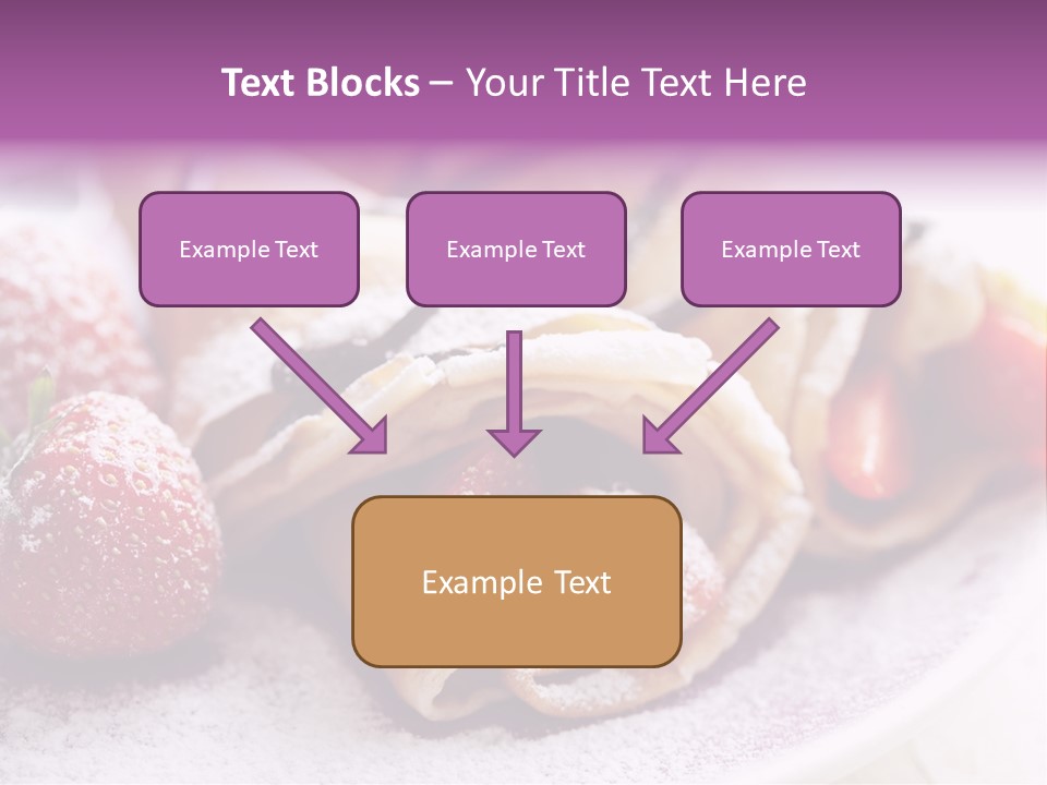 Drink Golden Baked PowerPoint Template
