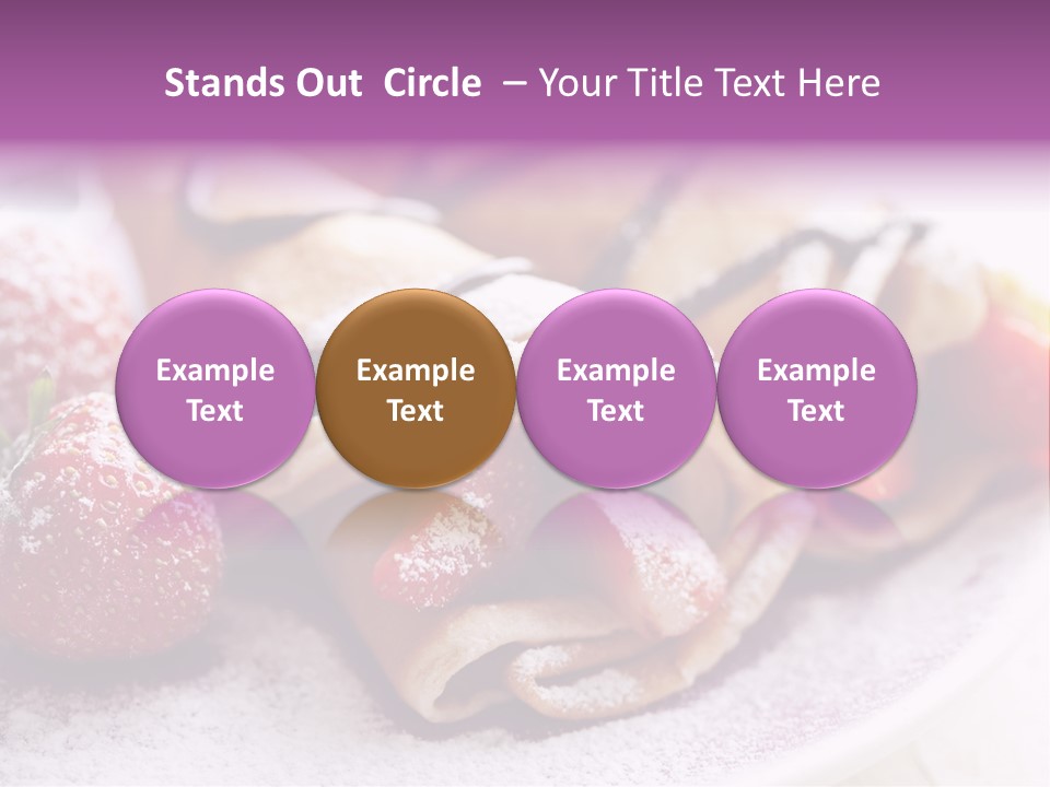 Drink Golden Baked PowerPoint Template