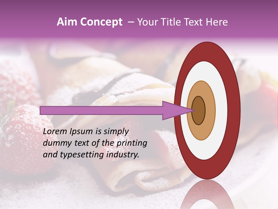 Drink Golden Baked PowerPoint Template