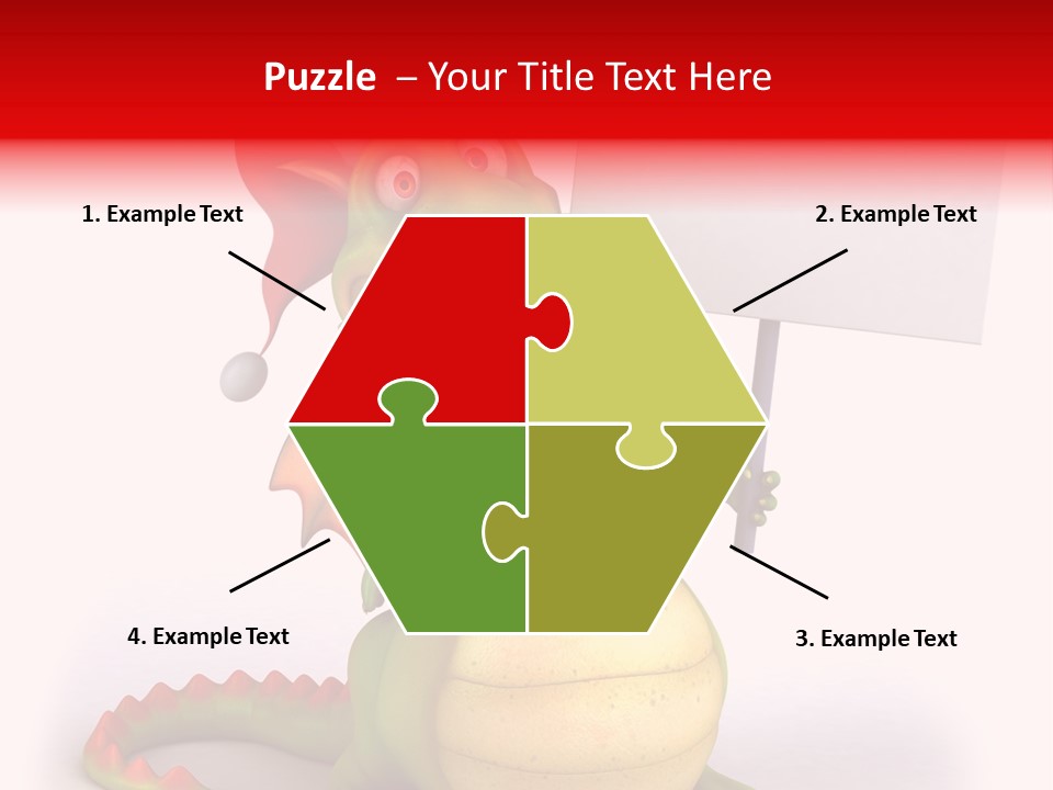 Fairy Lizard Wing PowerPoint Template