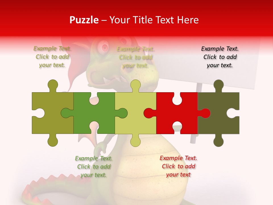 Fairy Lizard Wing PowerPoint Template