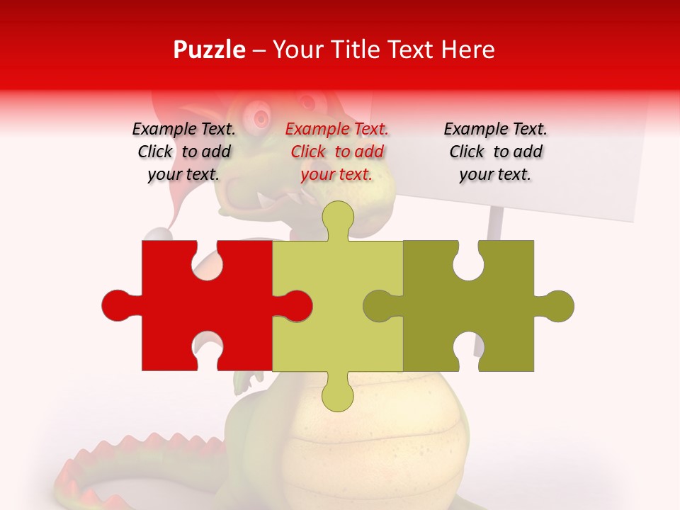 Fairy Lizard Wing PowerPoint Template