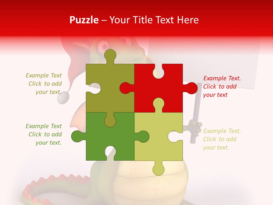 Fairy Lizard Wing PowerPoint Template