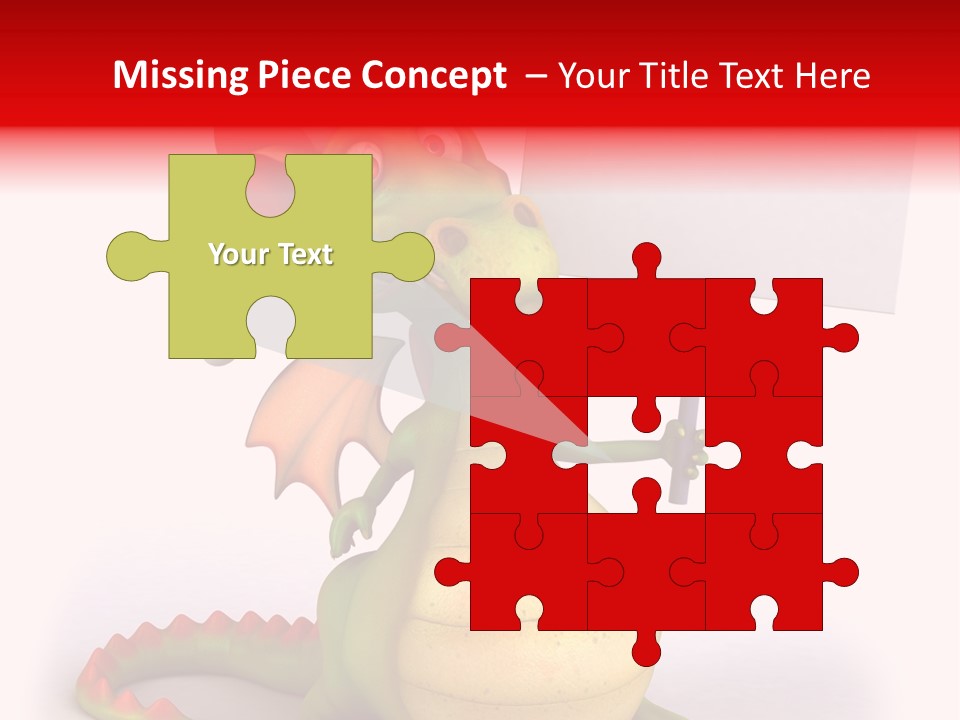 Fairy Lizard Wing PowerPoint Template