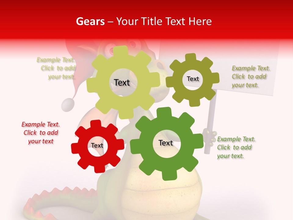 Fairy Lizard Wing PowerPoint Template