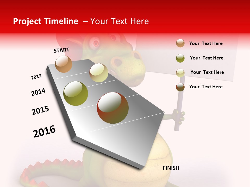 Fairy Lizard Wing PowerPoint Template