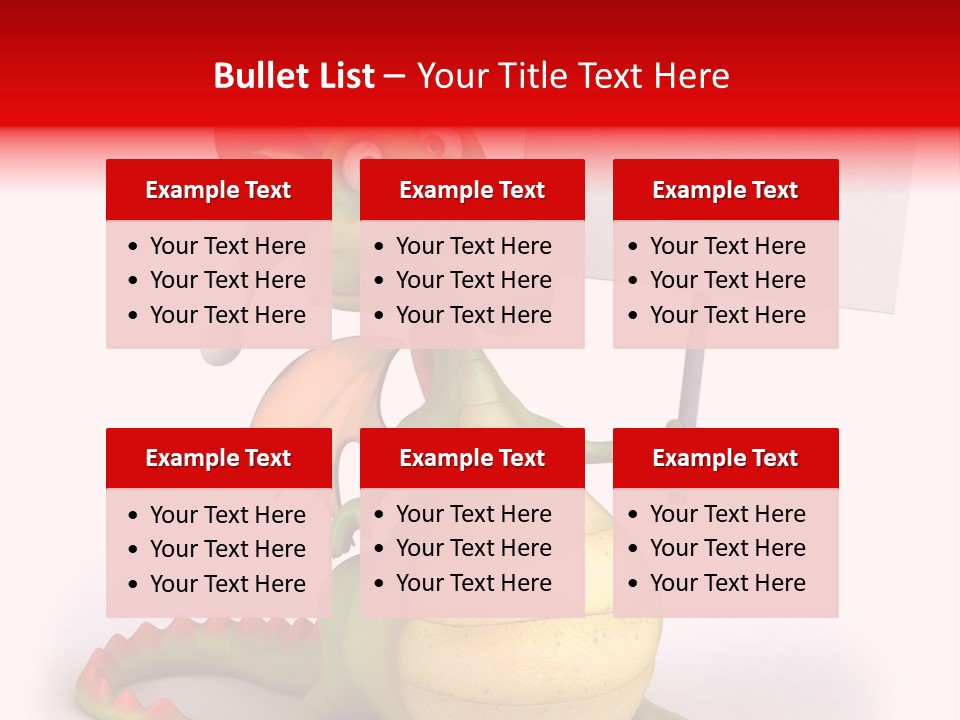 Fairy Lizard Wing PowerPoint Template