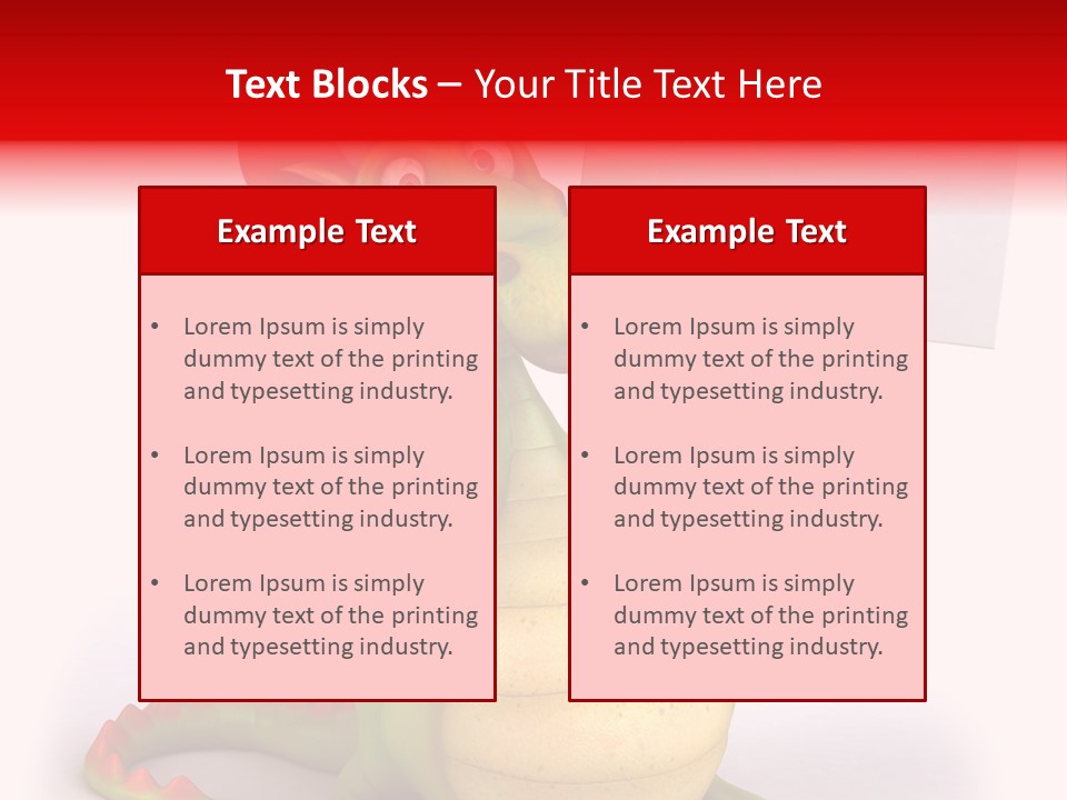Fairy Lizard Wing PowerPoint Template
