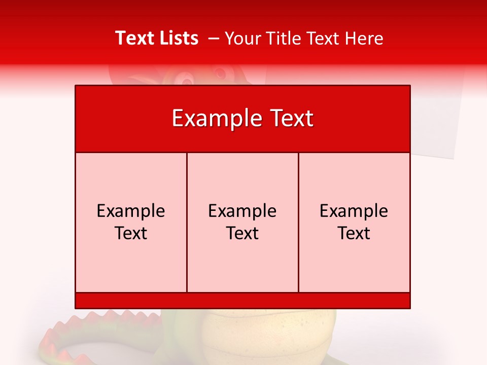 Fairy Lizard Wing PowerPoint Template