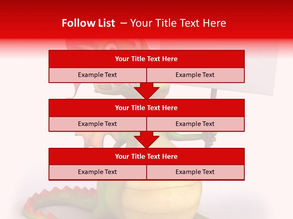Fairy Lizard Wing PowerPoint Template