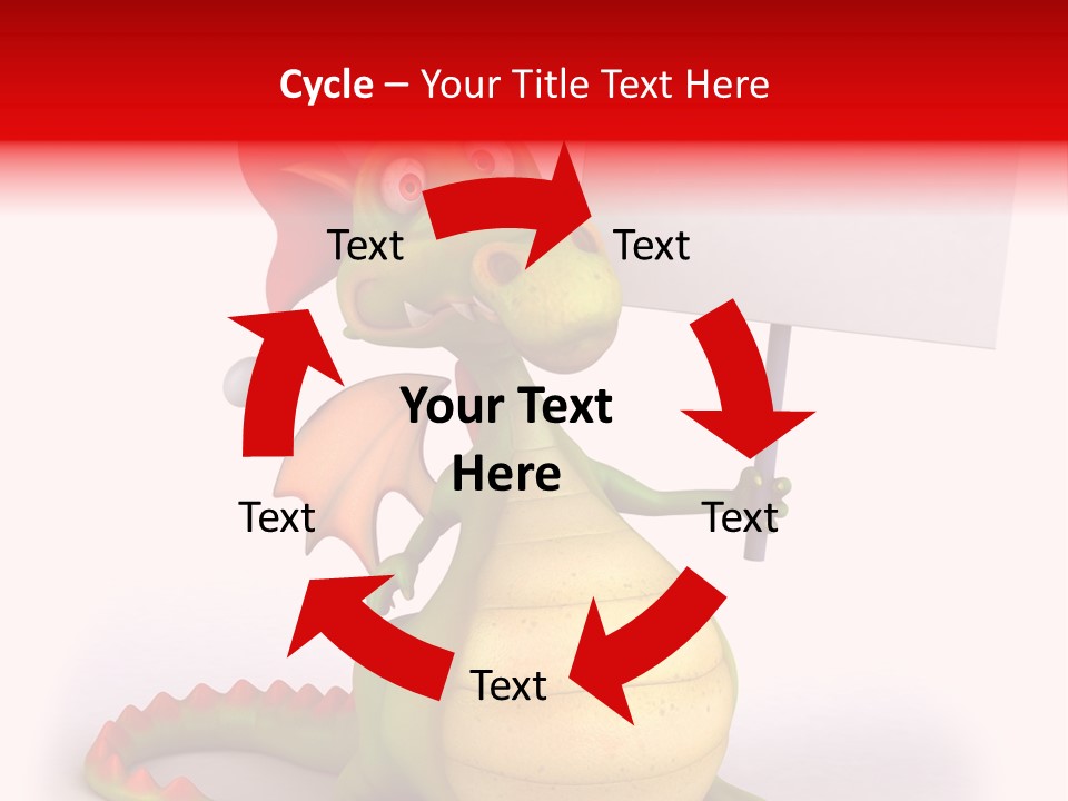 Fairy Lizard Wing PowerPoint Template