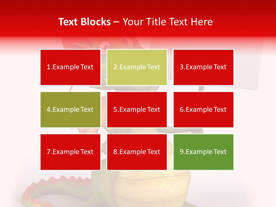 Fairy Lizard Wing PowerPoint Template