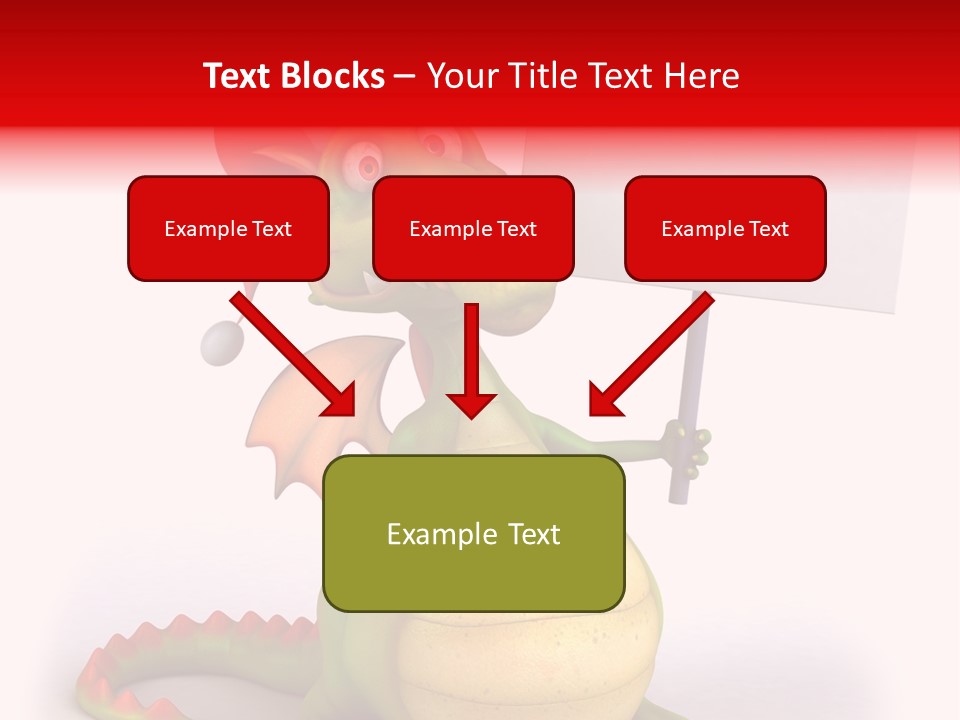 Fairy Lizard Wing PowerPoint Template