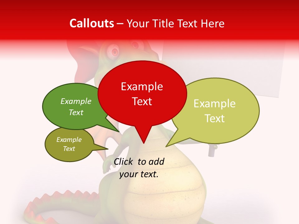 Fairy Lizard Wing PowerPoint Template