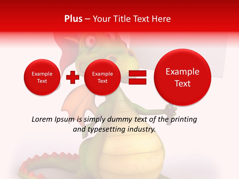 Fairy Lizard Wing PowerPoint Template