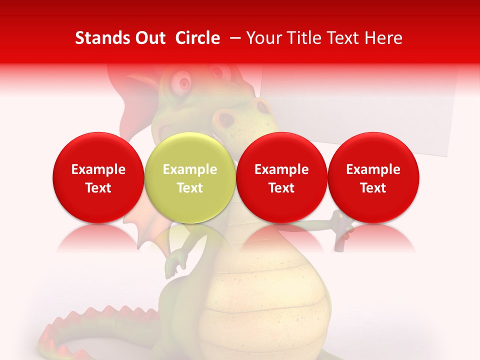 Fairy Lizard Wing PowerPoint Template