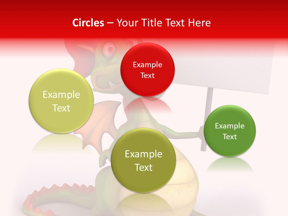 Fairy Lizard Wing PowerPoint Template