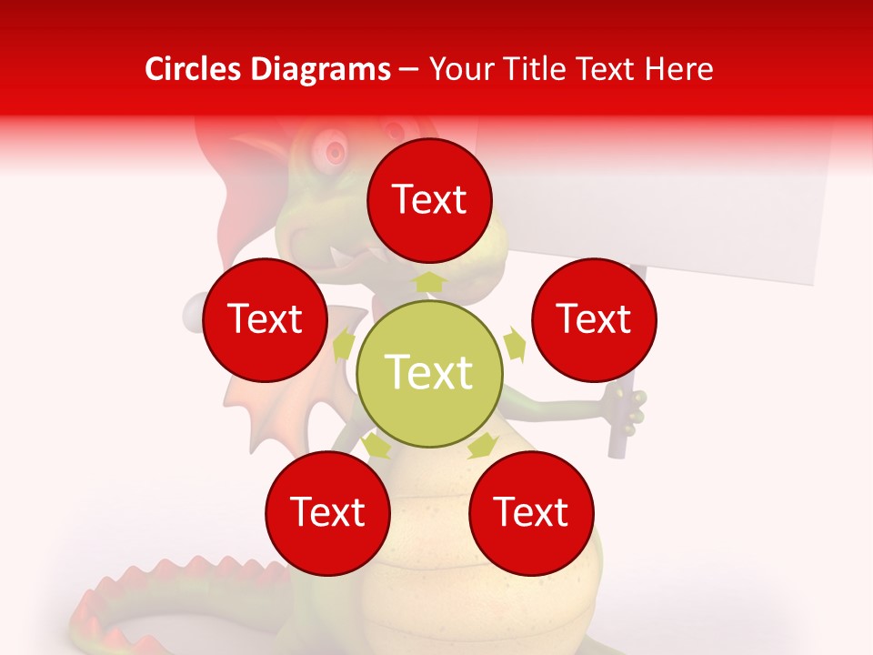 Fairy Lizard Wing PowerPoint Template