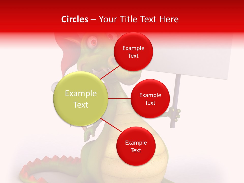 Fairy Lizard Wing PowerPoint Template