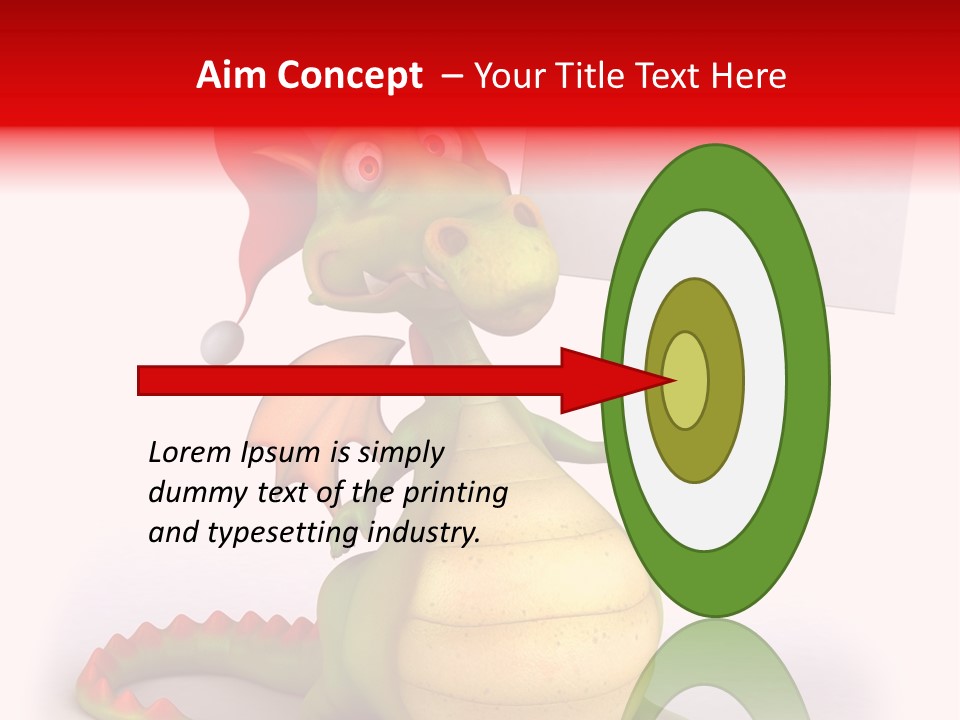 Fairy Lizard Wing PowerPoint Template