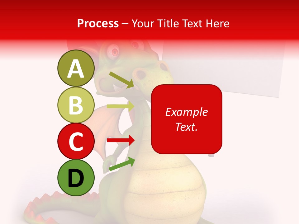 Fairy Lizard Wing PowerPoint Template