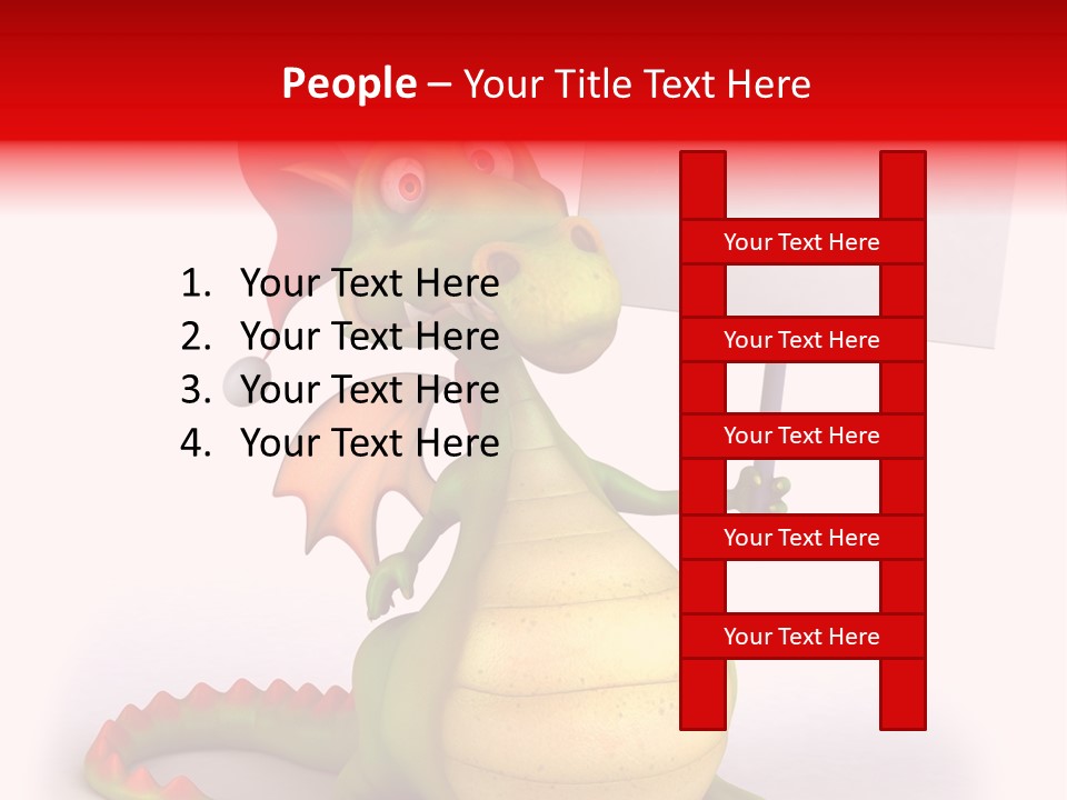 Fairy Lizard Wing PowerPoint Template