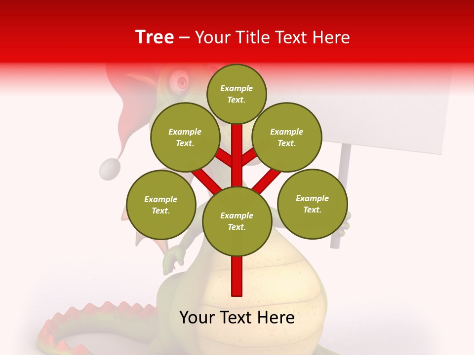 Fairy Lizard Wing PowerPoint Template