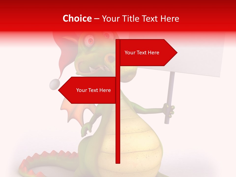 Fairy Lizard Wing PowerPoint Template