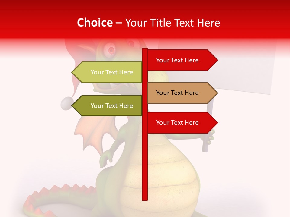 Fairy Lizard Wing PowerPoint Template