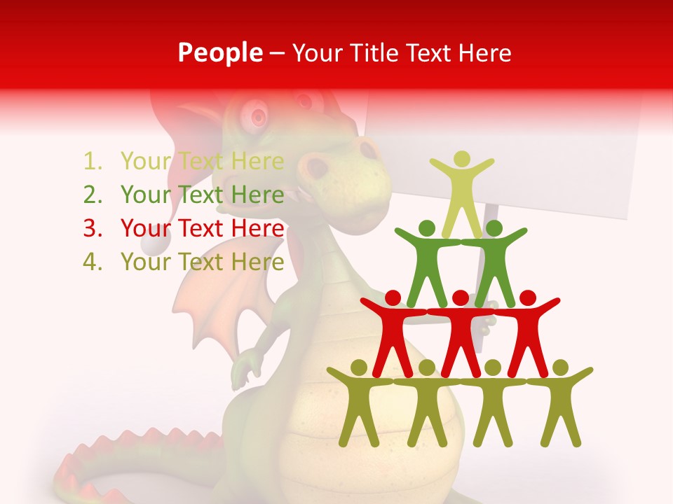 Fairy Lizard Wing PowerPoint Template