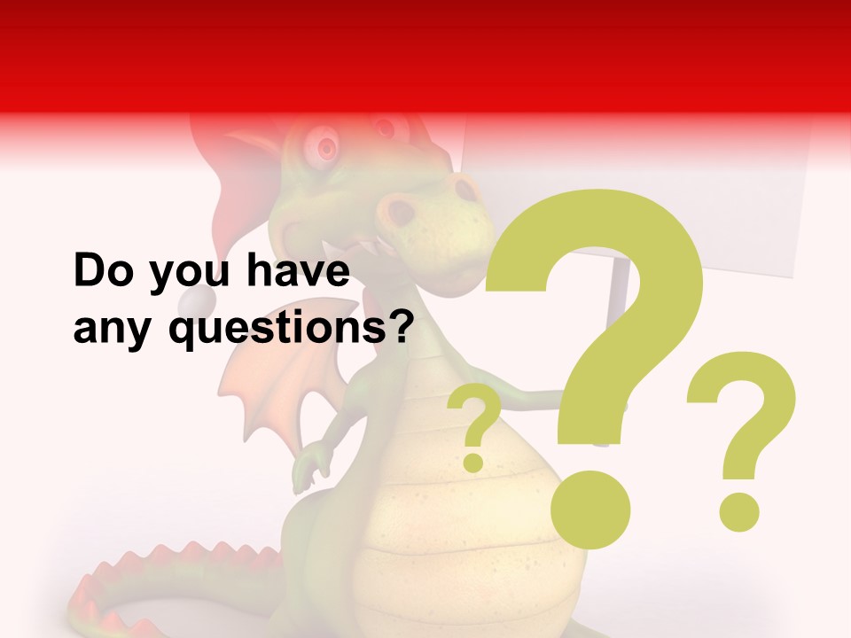 Fairy Lizard Wing PowerPoint Template