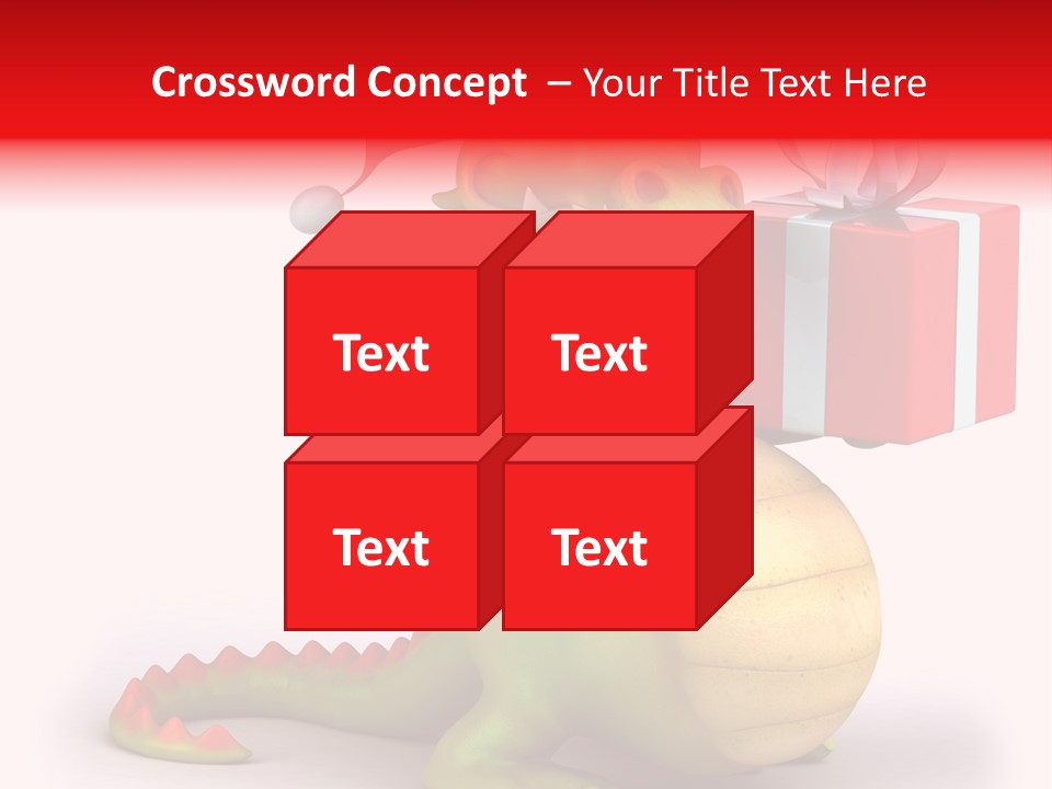 Fire Fantasy Cartoon PowerPoint Template