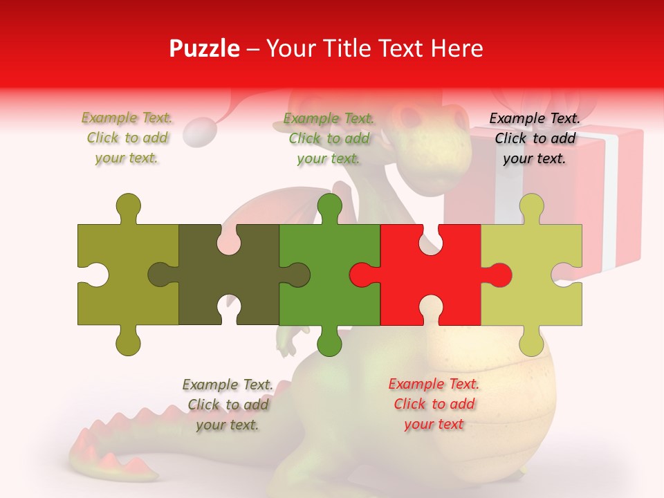 Fire Fantasy Cartoon PowerPoint Template