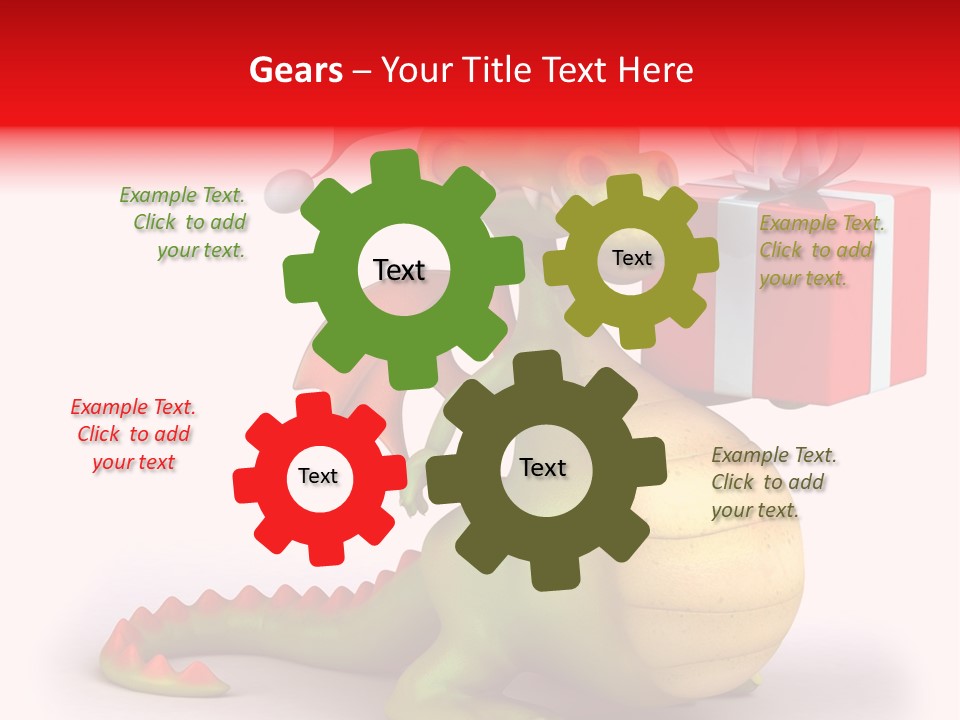 Fire Fantasy Cartoon PowerPoint Template