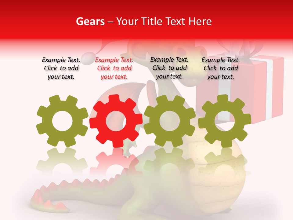 Fire Fantasy Cartoon PowerPoint Template