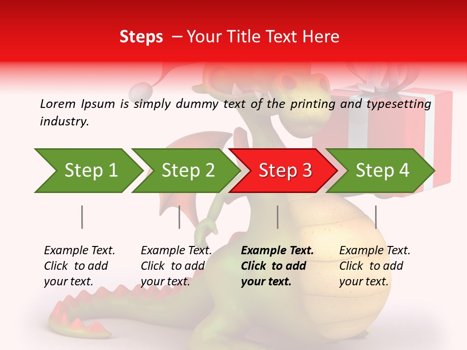 Fire Fantasy Cartoon PowerPoint Template