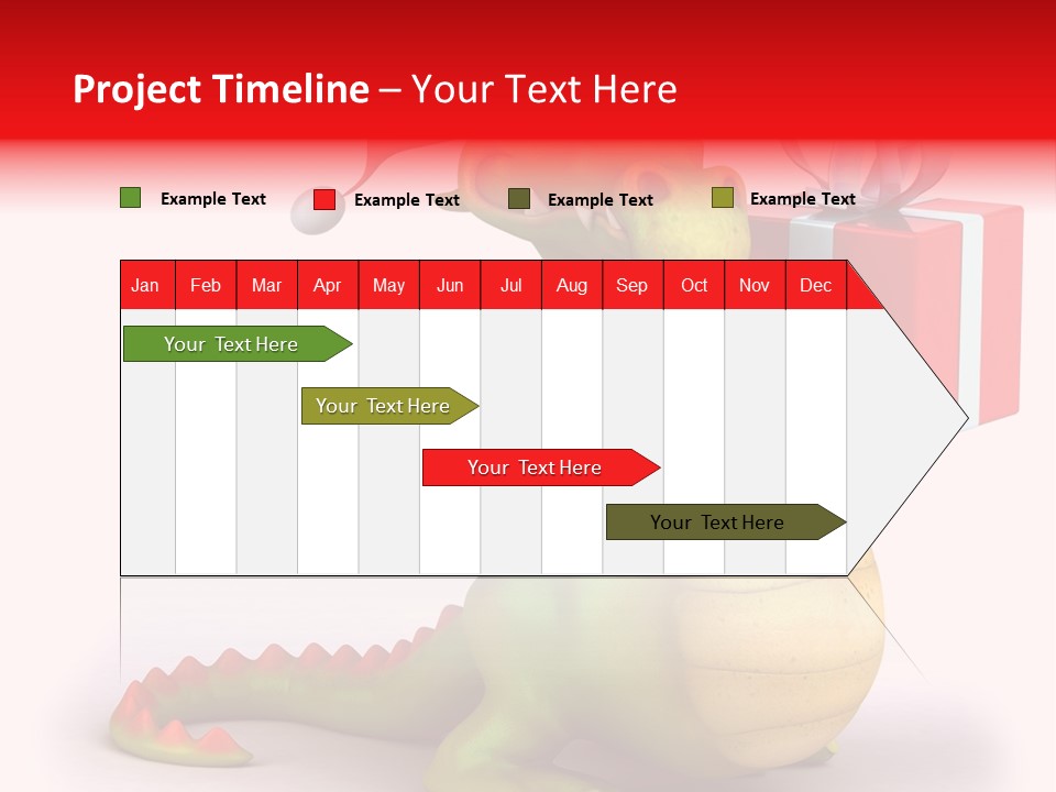 Fire Fantasy Cartoon PowerPoint Template