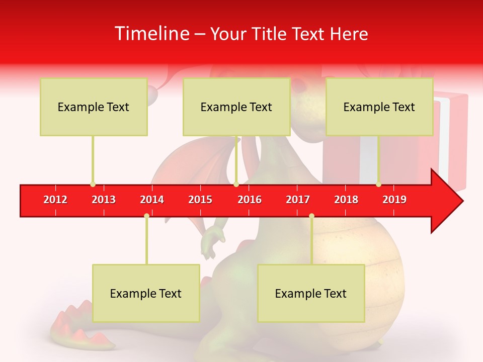 Fire Fantasy Cartoon PowerPoint Template