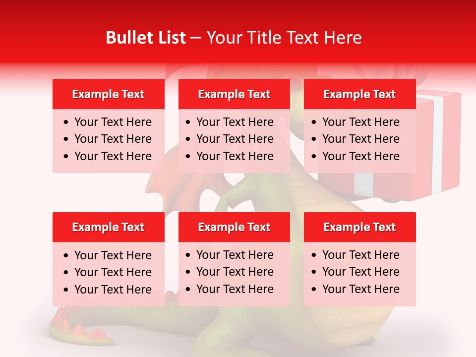 Fire Fantasy Cartoon PowerPoint Template