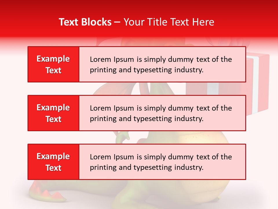 Fire Fantasy Cartoon PowerPoint Template