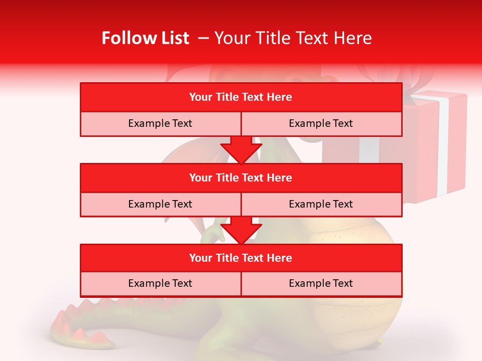 Fire Fantasy Cartoon PowerPoint Template