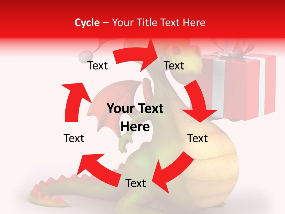 Fire Fantasy Cartoon PowerPoint Template