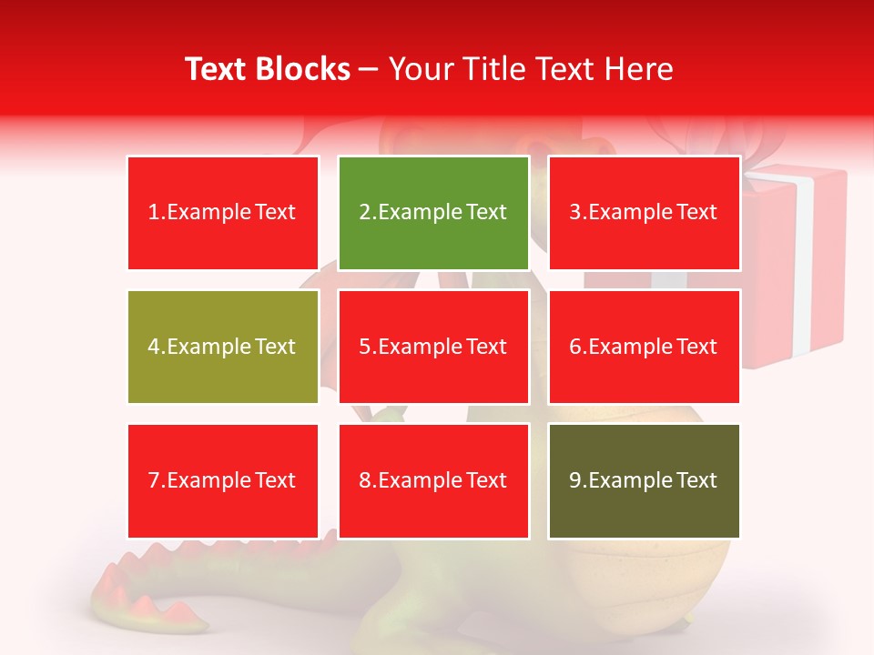 Fire Fantasy Cartoon PowerPoint Template