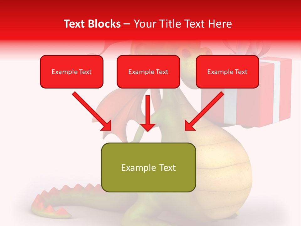 Fire Fantasy Cartoon PowerPoint Template