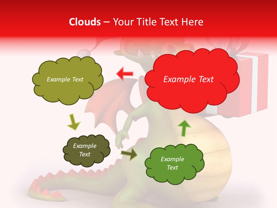 Fire Fantasy Cartoon PowerPoint Template