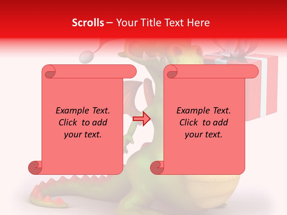 Fire Fantasy Cartoon PowerPoint Template