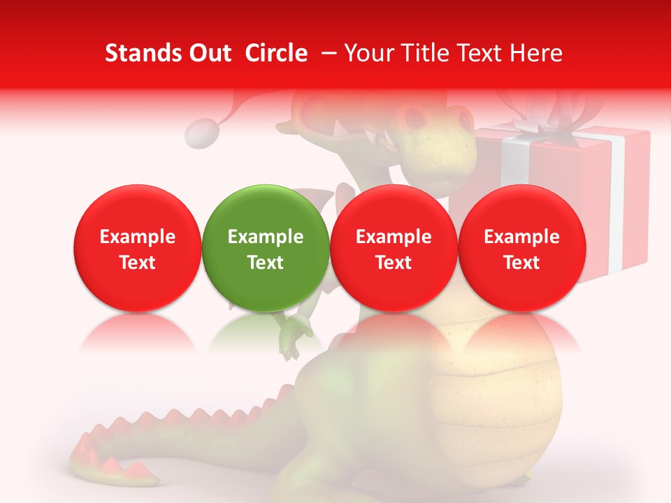 Fire Fantasy Cartoon PowerPoint Template