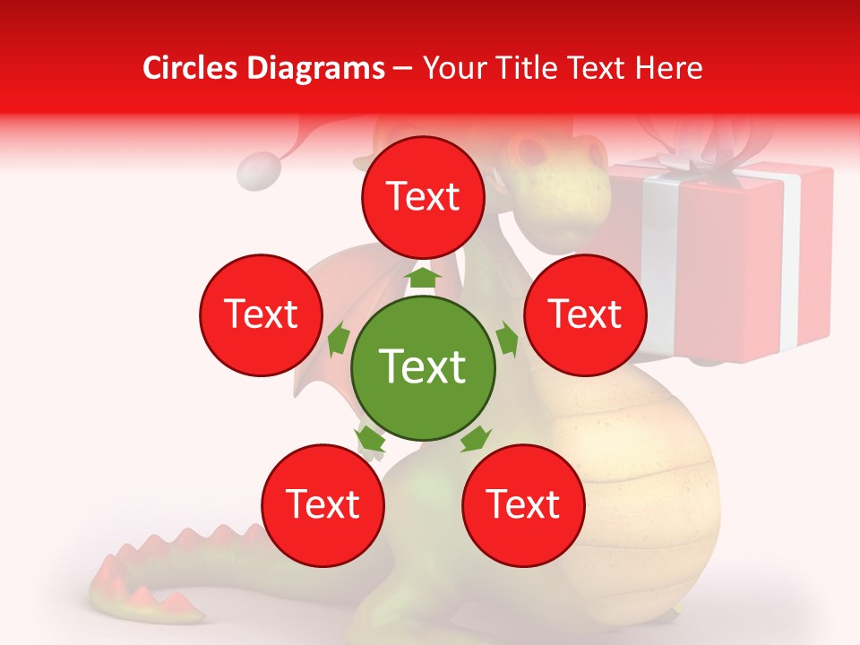 Fire Fantasy Cartoon PowerPoint Template